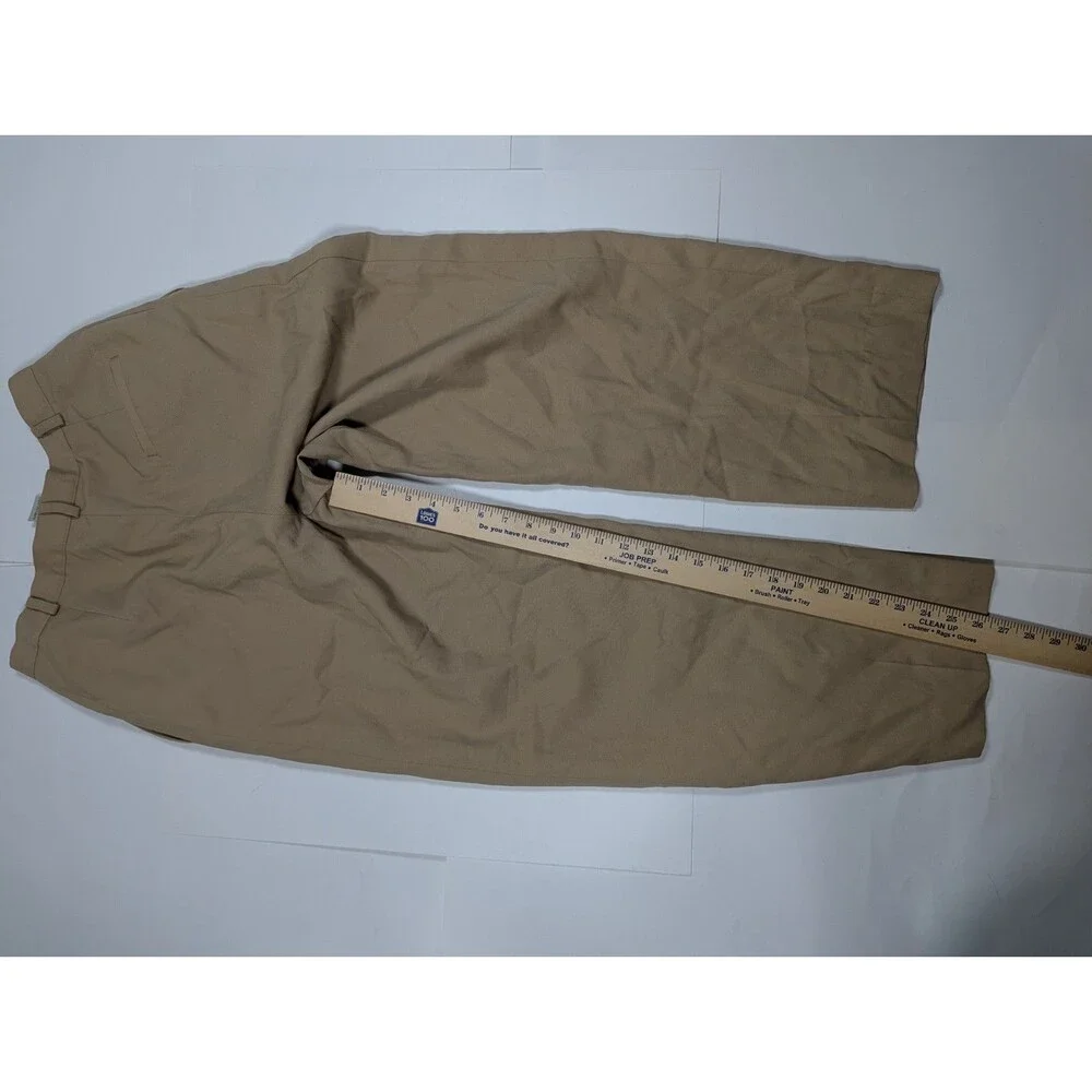 New Austin Reed London New York Tan Lined Dres Pant Vintage 100% Wool Women’s 10